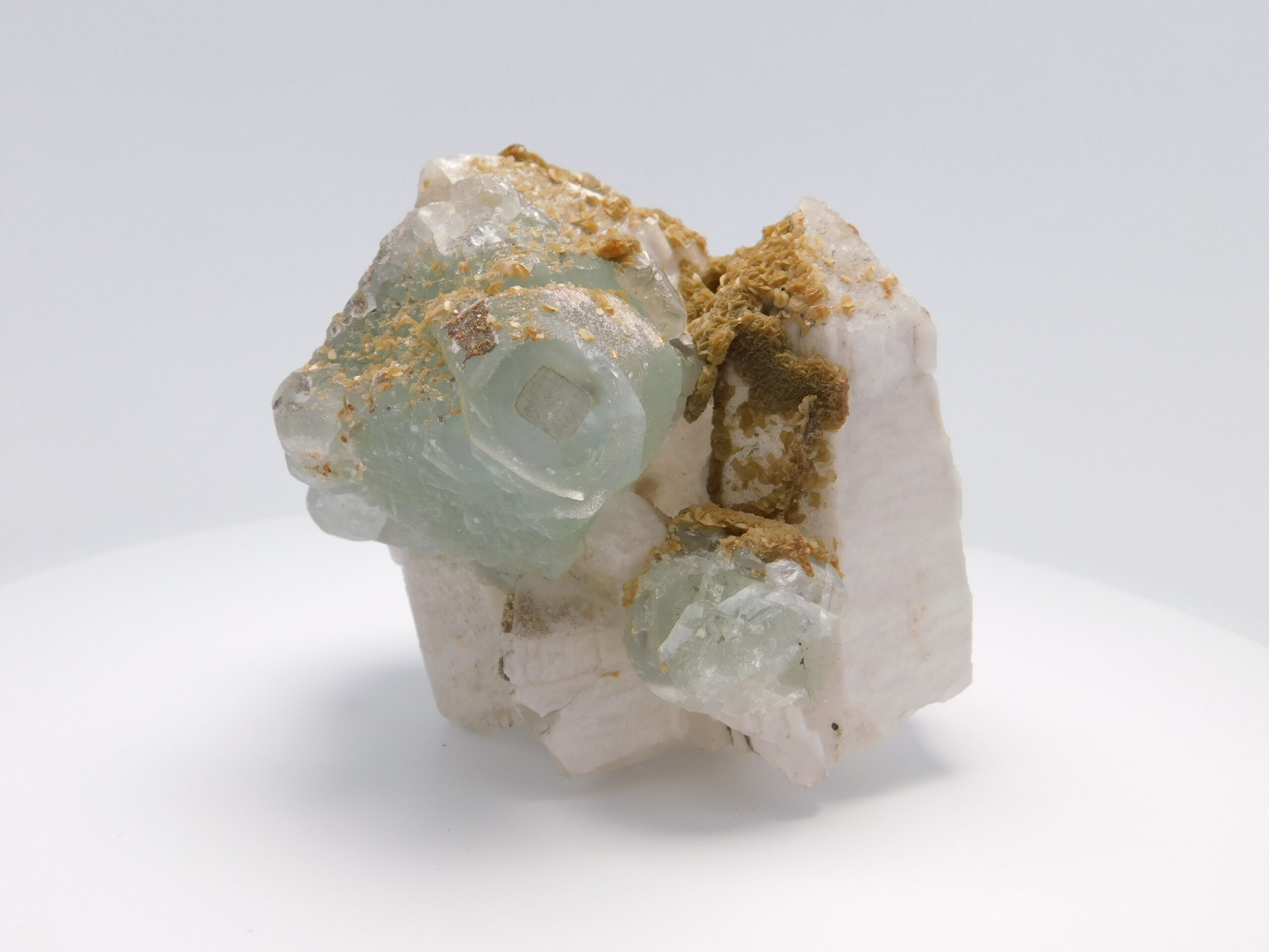 Fluorite, quartz