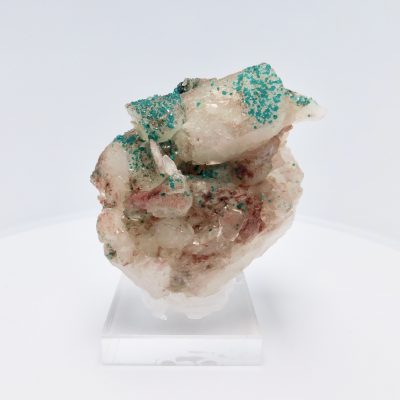 Dioptase in quartz