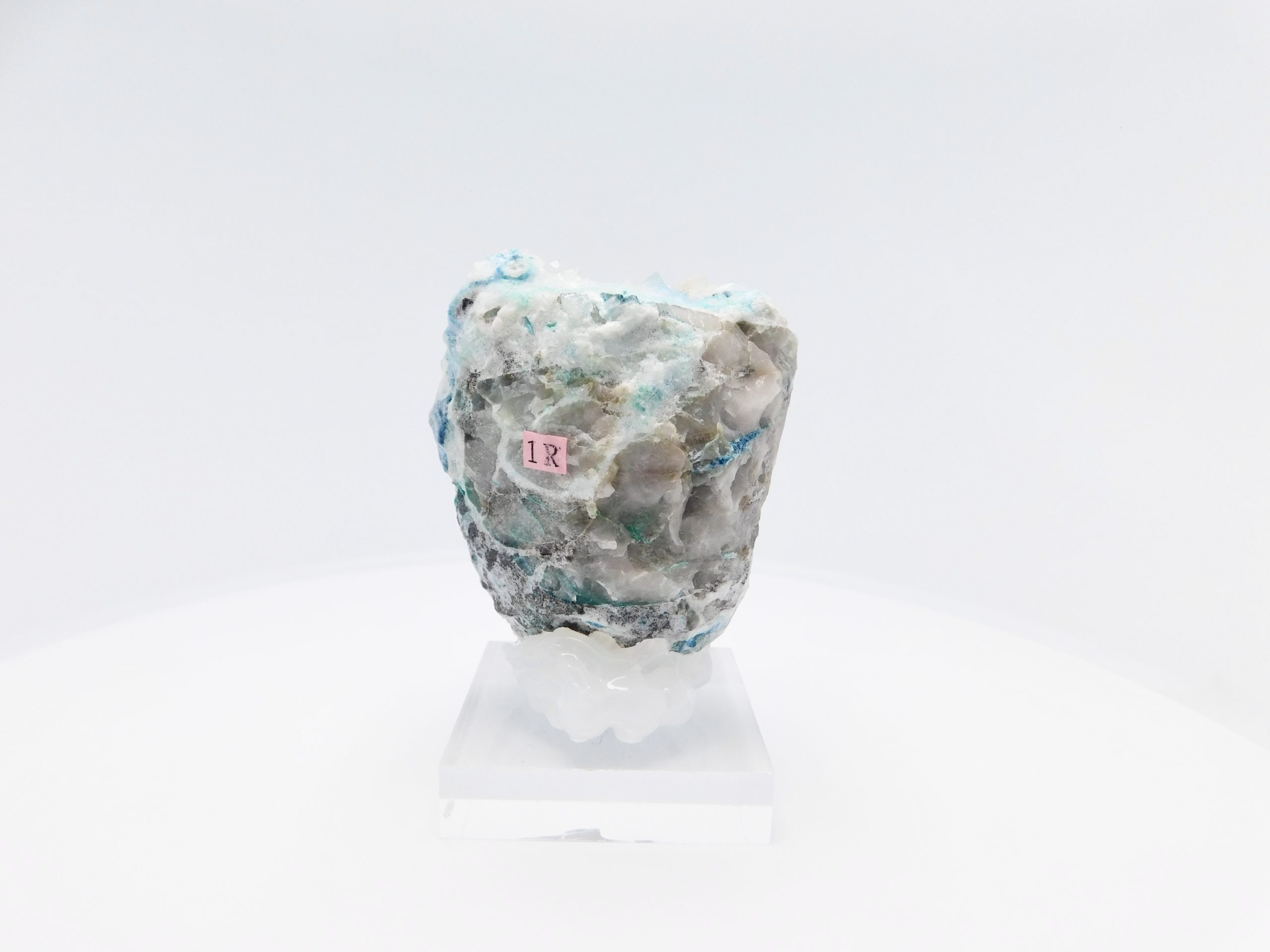 Shattuckite in quartz - Image 9