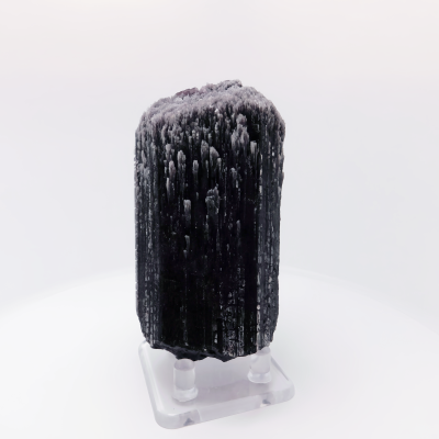 Rubellite on schorl
